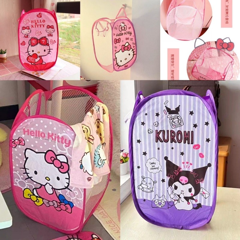 Kawaii Cartoon Foldable Laundr - огляд і ціна Home Edit Bathroom Storage