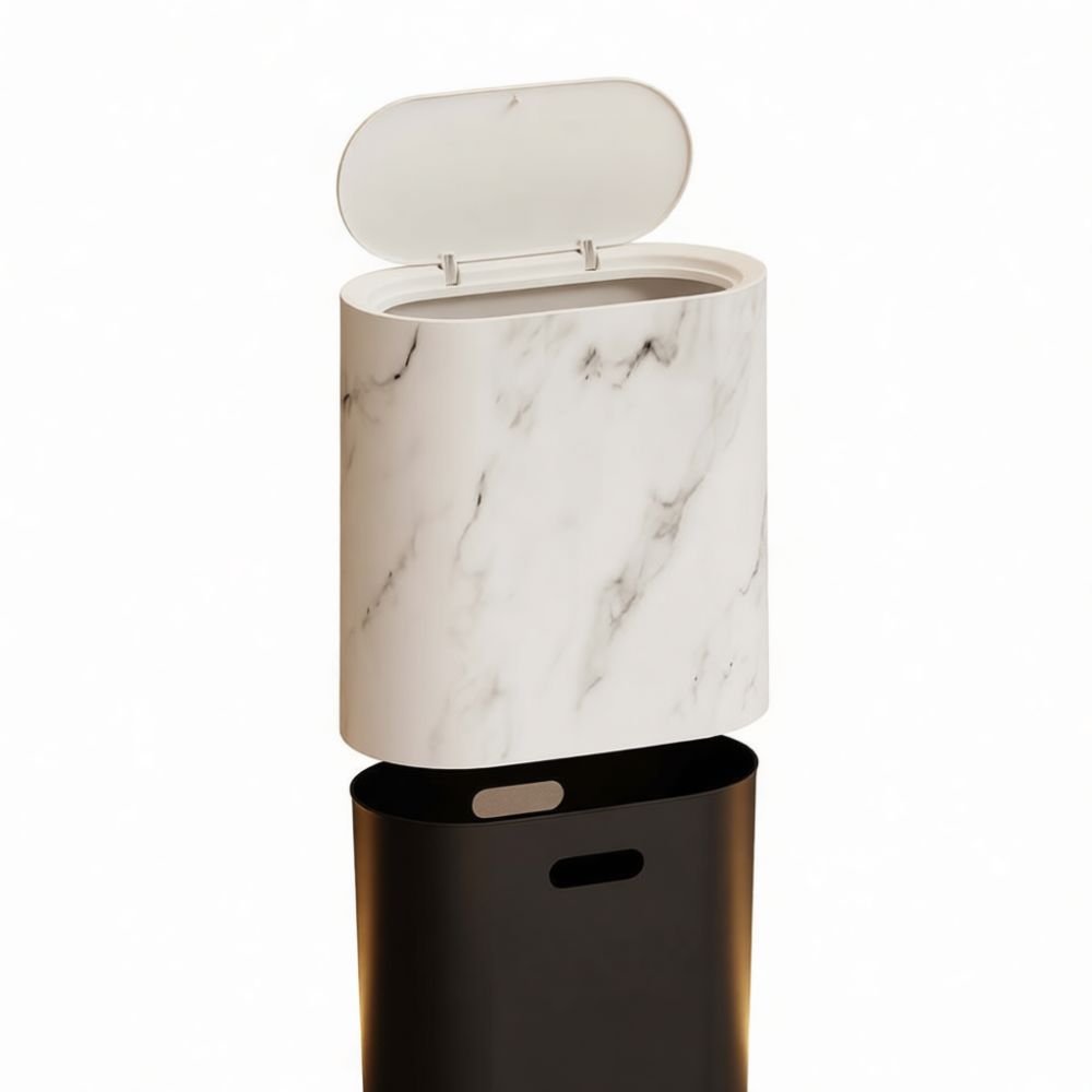 Minimalist Slim Trash Can Narr - огляд і ціна Home Essentials Bathroom Storage