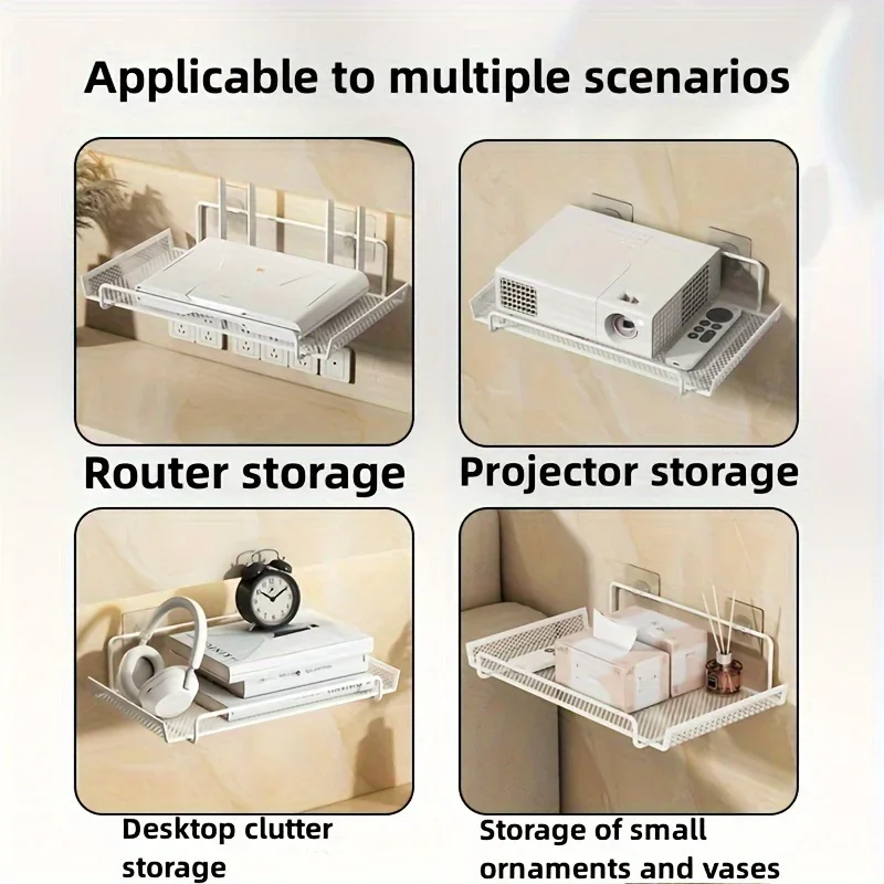 No‑Drill Wall Mount Router She - огляд і ціна Home Bathroom Organizer