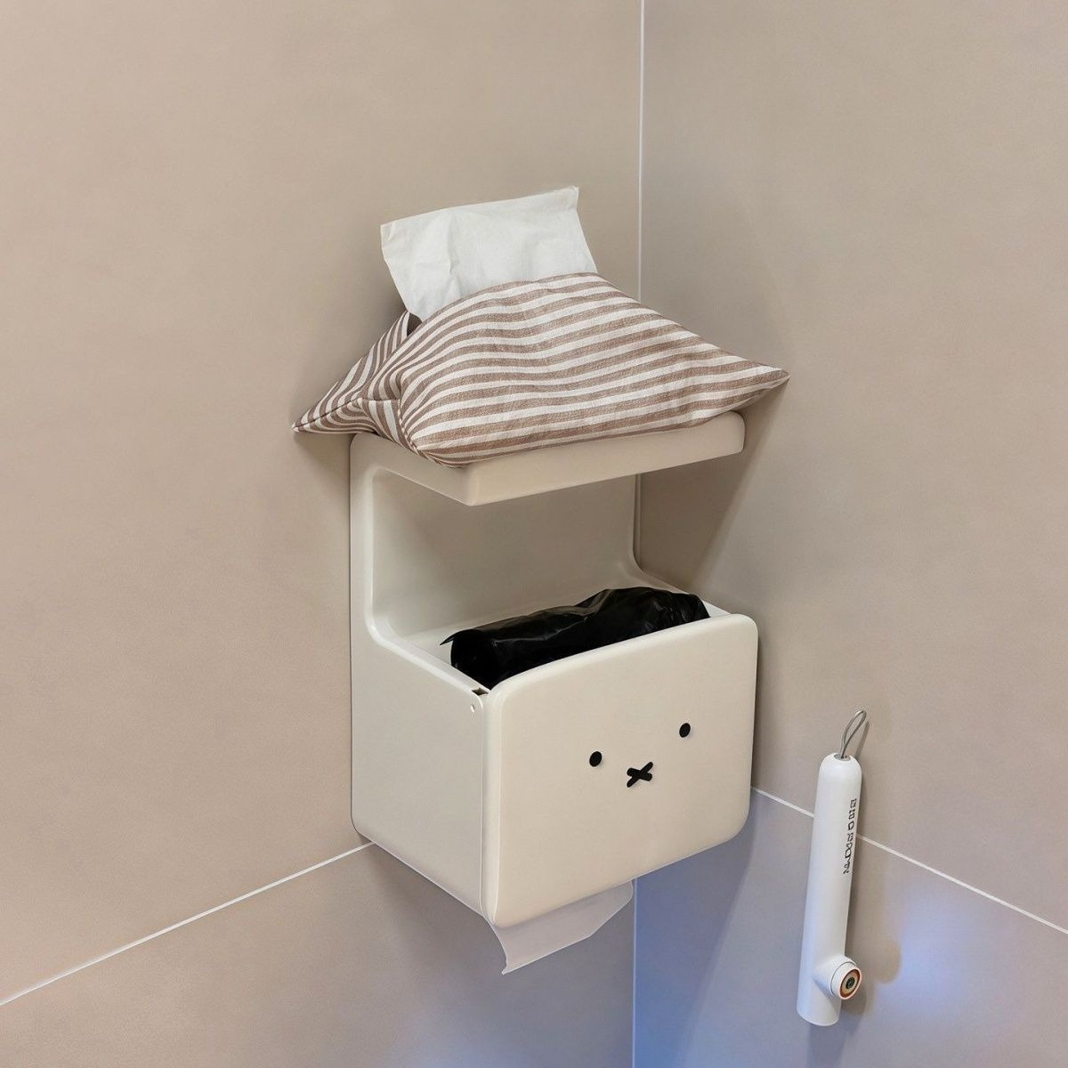 Cute Miffy Wall Mount No Drill - огляд і ціна Home Edit Bathroom Storage