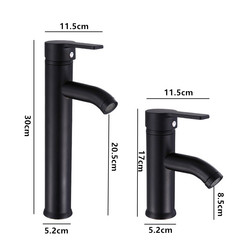 Black Basin Faucet Bathroom Wa - огляд і ціна Basin Mixer Tap