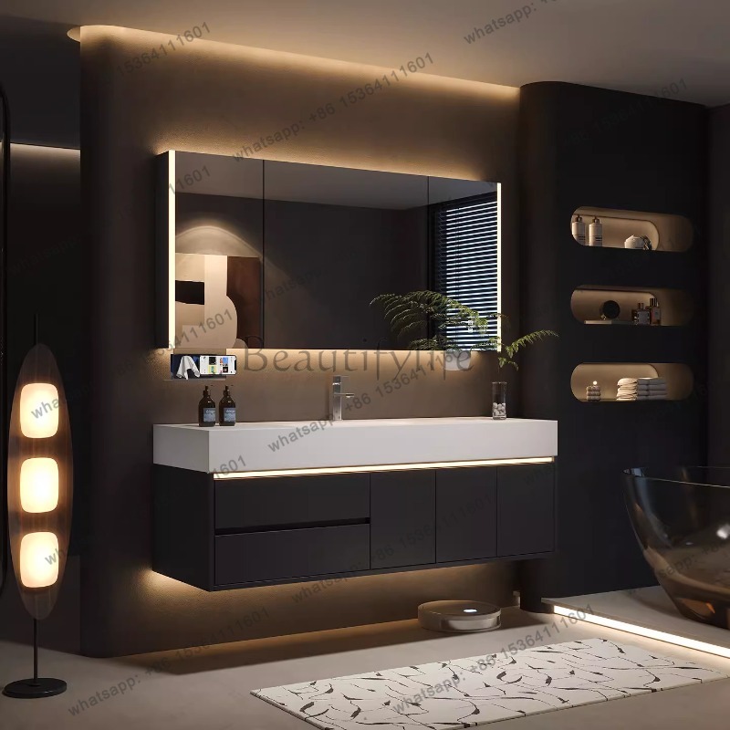 YJ Luxury Drawers Cupboard Pap - огляд і ціна Home Bathroom Vanity Combo